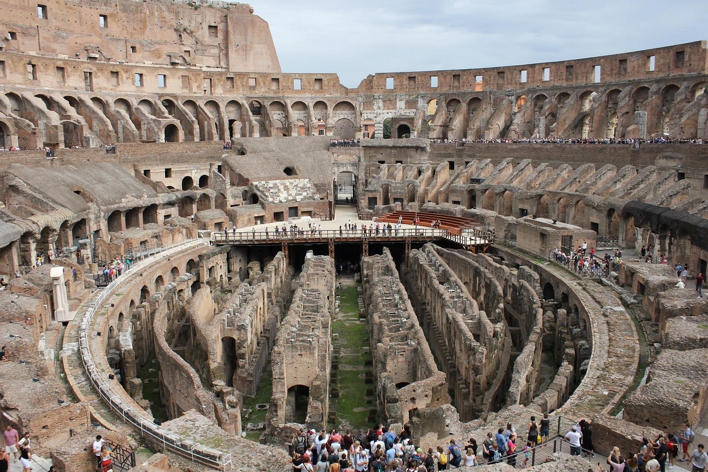 why visiting Colosseum Area of gladiators