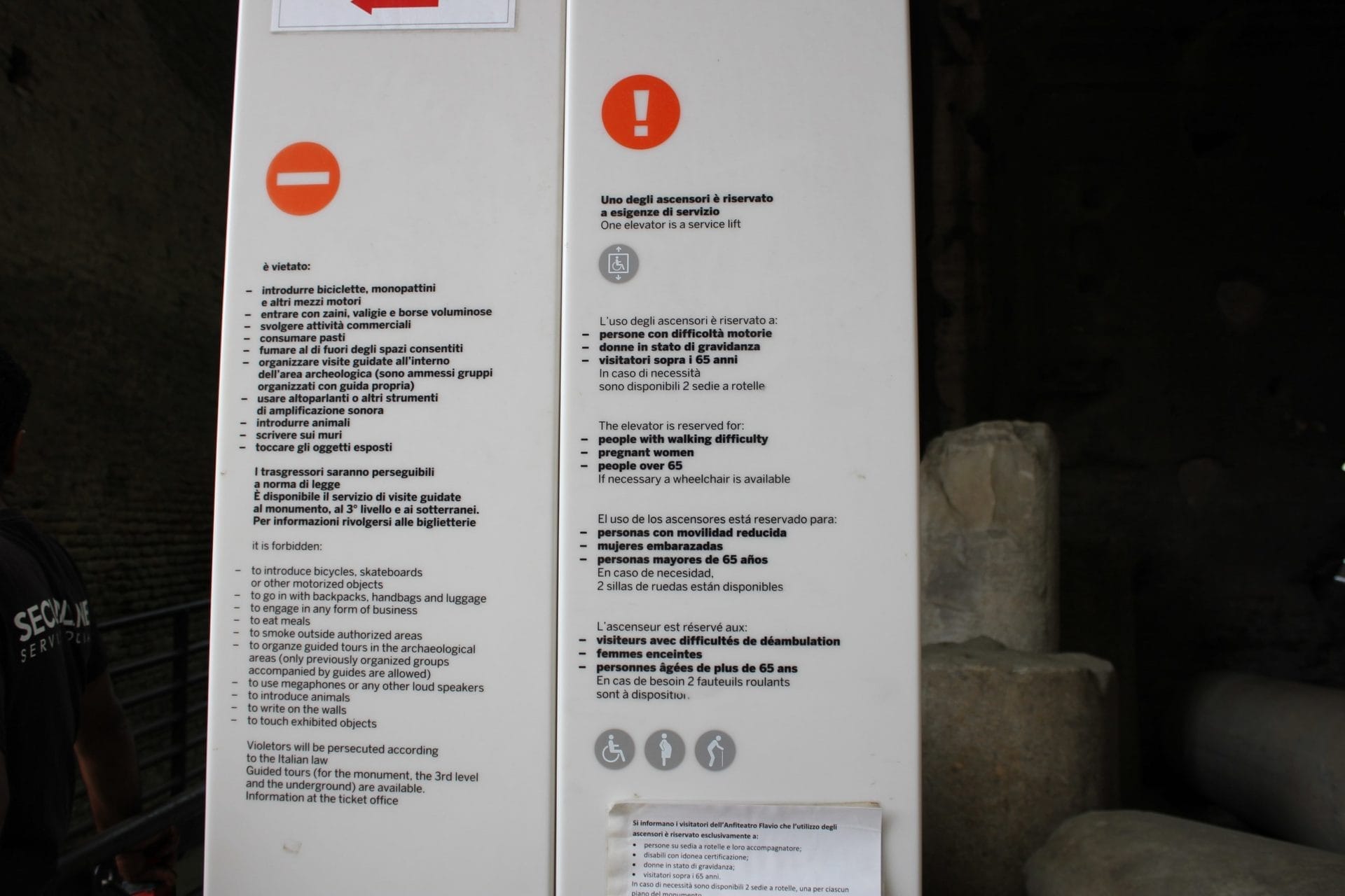 colosseum hours Infos accessibilt