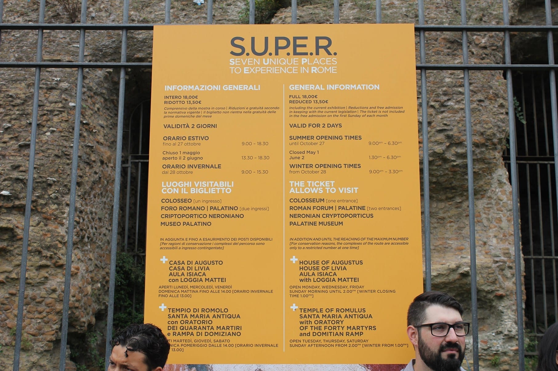 S.U.P.E.R_ticket_rome omnia card rome S.U.P.E.R ticket