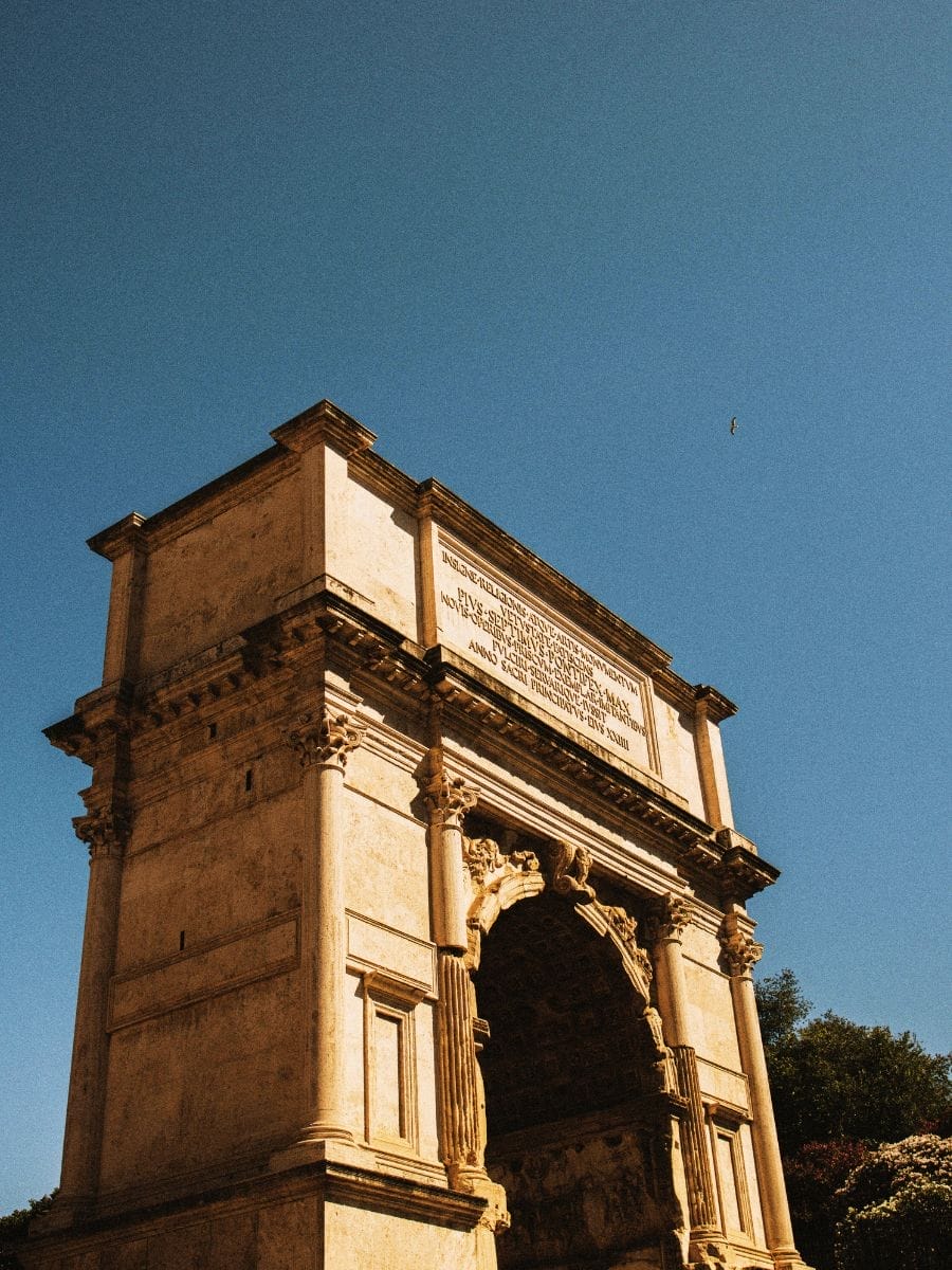 Triumphal Arch of Titus Location