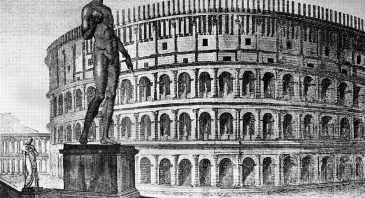 The history of statue Nero