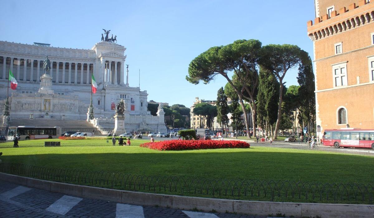 Piazza Venezia in Rome