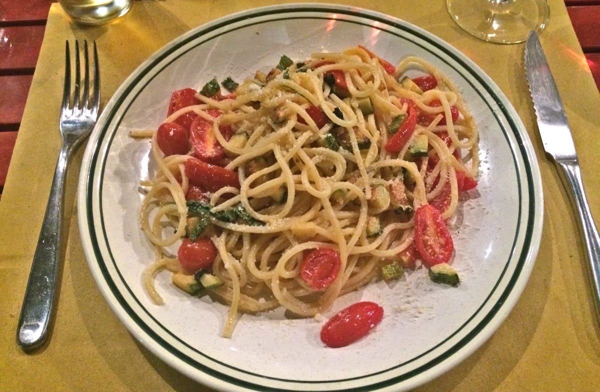 Eating in Rome near Sacred Area