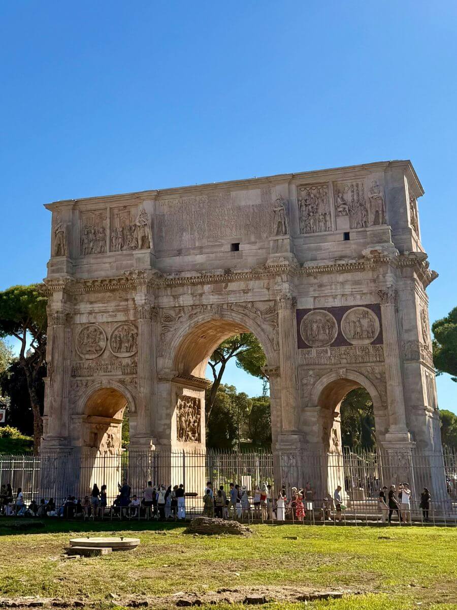 opening hours Arch of Constantine Rome