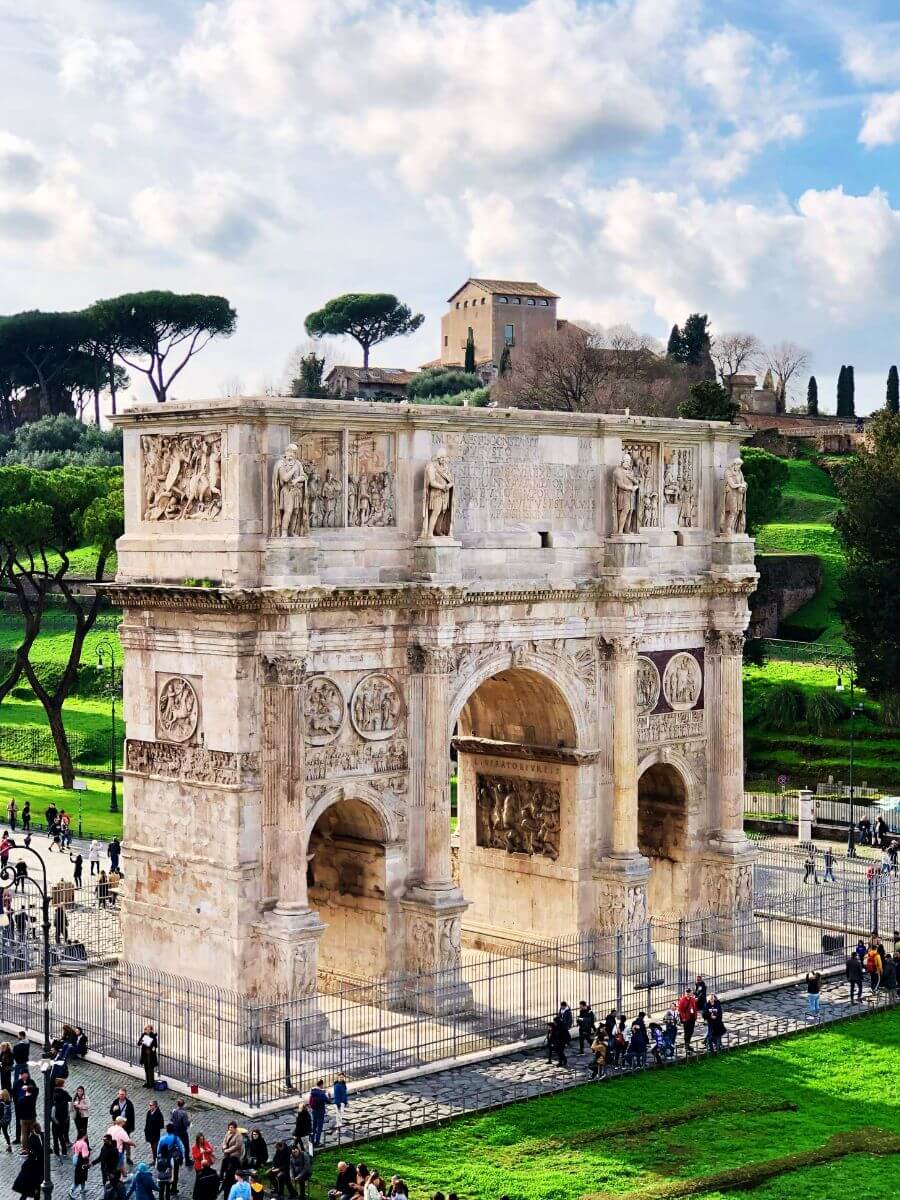 how to visit Arch of Constantine Rome